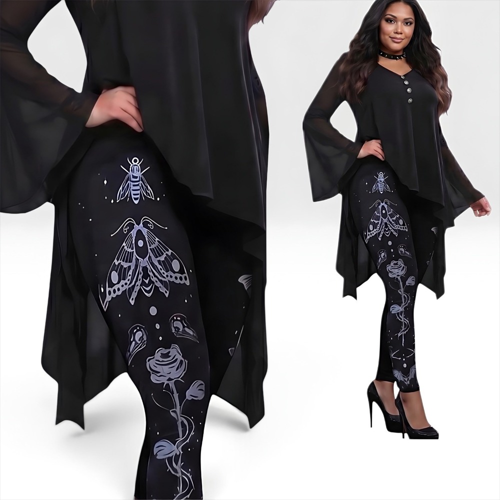 TORRID Nightfall "Gothic Totem" Full Length Printed Legging NWT Size 4X